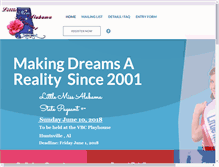 Tablet Screenshot of littlemissalabama.com